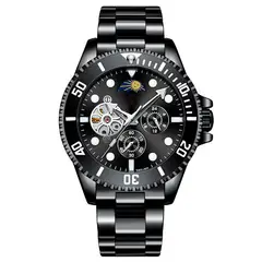 GFORCE - Reloj G-force At801 Automatico Tipo Rolx Acero + Estuche_.