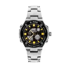 GFORCE - Reloj G-force Original Al167 Digital Acero Hombre + Estuche