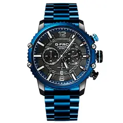 GFORCE - Reloj G-force Original H3835g Cronografo Acero + Estuche