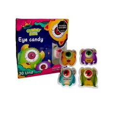 GARABATOS - Dulces Gomitas Gummy Ball Ojos Ojitos Monstruos X60und