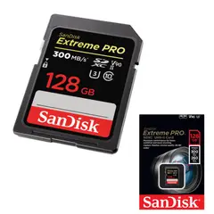 SANDISK - Memoria Extreme Pro SDXC 128GB 300MBs UHS-II