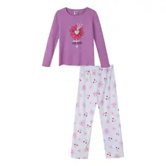 SANTANA - Pijama Niña Anita Lavanda