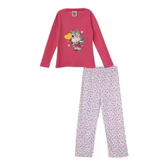 SANTANA - Pijama Niña Anita Carmesí