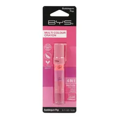 BYSPRO - Lip Crayon Multic Bys 4 en 1 Bubblegum
