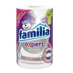 FAMILIA - Toallas Cocina Reutilizables Expert Rollo 55 Hojas