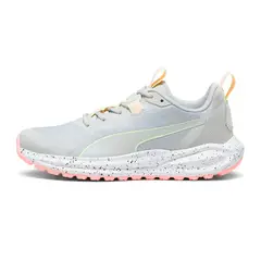 PUMA - Tenis Gris para Mujer PM Twitch Runner Trail 376961-15