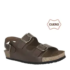 24 WALKS - Sandalia de Hombre marca en Color CAFE  SANDSC-21