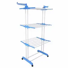 GENERICO - Tendedero Ropa Perchero Plegable Colgador De 3 Niveles
