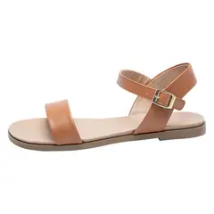 AMERICAN EAGLE - Sandalias Pat Flat Para Mujer Payless Cogñac