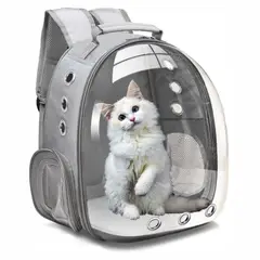 GENERICO - Maleta Para Mascotas Perro O Gato Morral GRIS