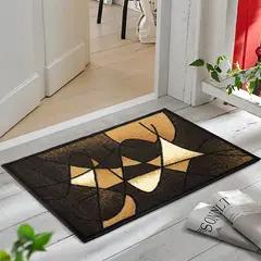 GENERICO - Alfombra Tapete Pie De Cama - Entrada Beige 50 X 80cms