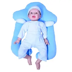PRIMORDIAL - Almohada estabilizadora azul con brazos para bebé