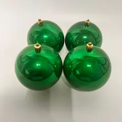 BURICA - BOLA PERLADA 10CM X4PC VERDE