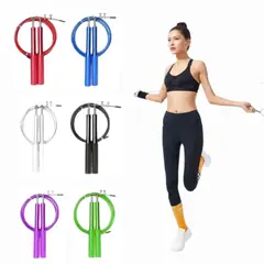 GENERICO - Lazo Profesional Cuerda Para Saltar Velocidad 100% Metalico