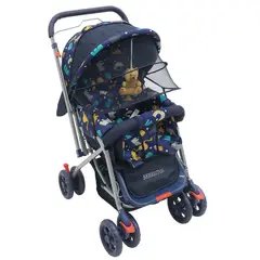 BEBESITOS - COCHE PARA BEBÉ REVERSIBLE ESTAMPADO MARCA