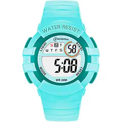 MINGRUI - Reloj Impermeable Niña Niños Digital Luz + Estuche