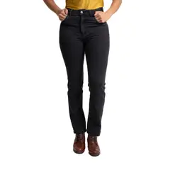LEC LEE - Jean Straigth Fit para Mujer - Negro.-