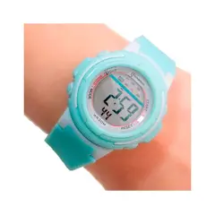MINGRUI - Reloj Impermeable Niña Niños Digital Luz + Estuche.