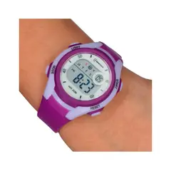 MINGRUI - Reloj Impermeable Niña Niños Digital Luz + Estuche.