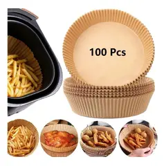 GENERICO - Papel Para Olla Freidora Papel Air Fryer 100 Unidades