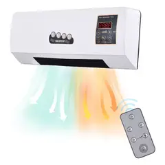 GENERICO - Calentador De Ambiente Y Ventilador 2en1 Con Control Remoto