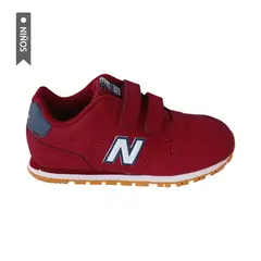 NEW BALANCE - Tenis 500 Niño-Rojo/Blanco