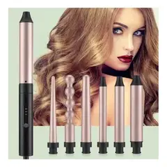 GENERICO - Pinza Rizadora Cabello profesional 6 en 1