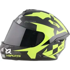 X SPORTS - CASCO M63 CERTIFICAD DOT GEMINIS NEGRO BRILLO TLL M