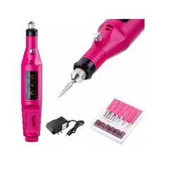 GENERICO - Kit Drill Pulidor Uñas Electrico Removedor Acrilico Manicure