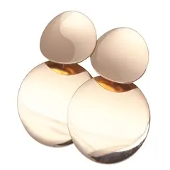 VANIDADES COLLECTIONS - Aretes Para Mujer Maxi Aretes Dorado Topos