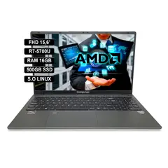 COMPUMAX - Portatil 156 AMD R7-5700U RAM 16GB 500GB SSD GREY