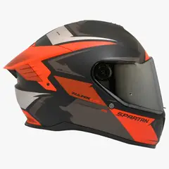 SPARTAN - CASCO HAWK SV CERTIFICADO ECE2206 ROJO MATE TALLA L