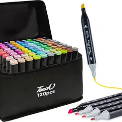 GENERICO - Set de Marcadores Doble Punta x 120 Und