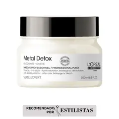 LOREAL PARIS - Mascarilla profesional Metal Detox desintoxicación Loreal professionnel 250ml