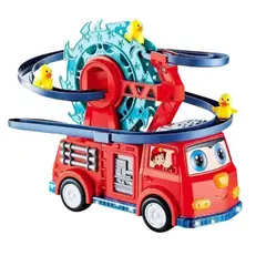 GENERICO - Juguete Musical Carro Bomberos Rescate De Patitos Bebés