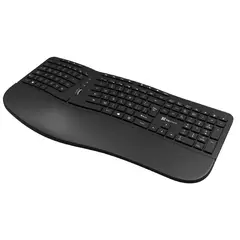 KLIP XTREME - Teclado Premium Ergonómico e Inalámbrico Klip Xtrem Español - 2.4 GHz negro