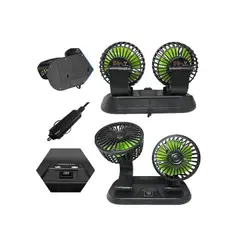 GENERICO - Ventilador Portátil Para El Vehículo Gira 360º