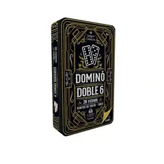 RONDA - Juego De Mesa Dominó Doble 6 Puntos 28 Fichas Adultos