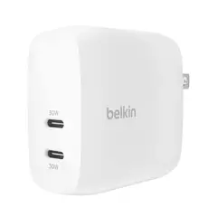 BELKIN - Cargador De Pared USB-C Dual PPS 60W Boostcharge Pro
