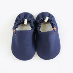 LELE PO - Zapatos para Bebé Casual Azul marino Suela Textil