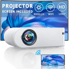 GENERAL ELECTRIC - Mini Proyector Videobeam Fullhd Led 9000 Lumens 300 Pulgadas