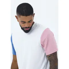 BELIFE - Camiseta Manga Corta Bloques Tricolor