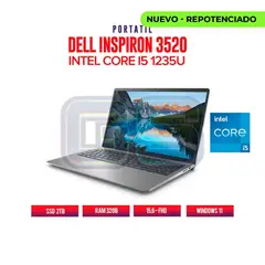 DELL - PORTATIL 3520 15.6" INTEL CORE I5 1235U RAM 32GB SSD 2TB WINDOWS 11 HOME