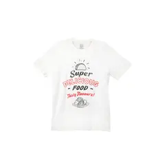 TENNIS - Camiseta cuello redondo blanca para hombre