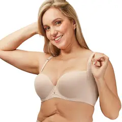 HABY - Brasier Espalda Ancha para Mujer