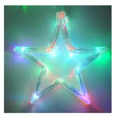 GENERICO - Luz Led Estrella 3 Metros Multicolor Hogar Luces Navidad 2092
