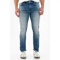 TENNIS - Jean Nudy con arrugas 3D azul para hombre