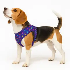GENERICO - Arnes Estampados Para Perros Chaleco Ajustable Lila M
