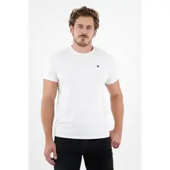 TENNIS - Camiseta blanca con raqueta estampada para hombre