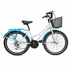 SFORZO - Bicicleta Playera Rin 24 18 Cambios